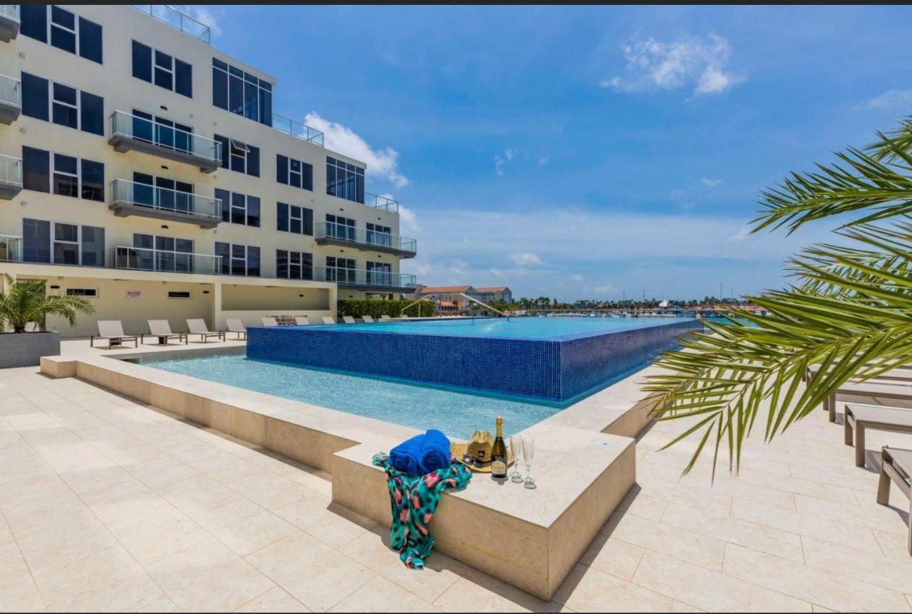 Ocean View Condo Overlooking The Caribbean Sea Oranjestad Exterior photo